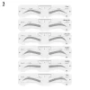 Reusable Eyebrow Stencil Set Soft Ruler Brow Definer Eye Brow Drawing Guide Styling Shaping Grooming Template Card Makeup Tools - Image 10