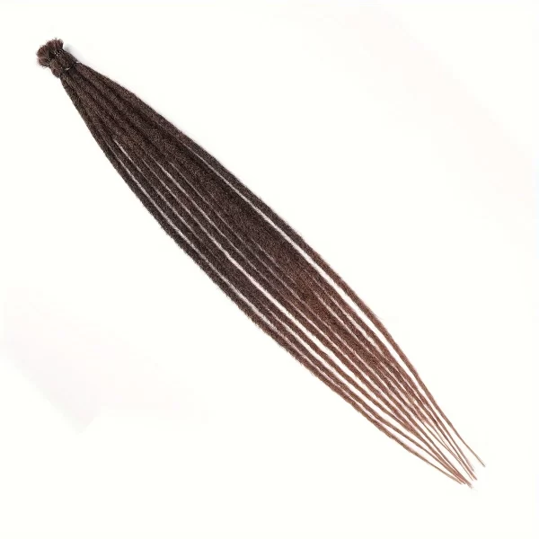 24Inch Dreadlock Extensions Synthetic Loc Extensions 0.6CM 100% Full Head Handmade Permanent Dreadlocks Extension for Men/Women - Image 14