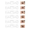 Reusable Eyebrow Stencil Set Soft Ruler Brow Definer Eye Brow Drawing Guide Styling Shaping Grooming Template Card Makeup Tools - Image 5