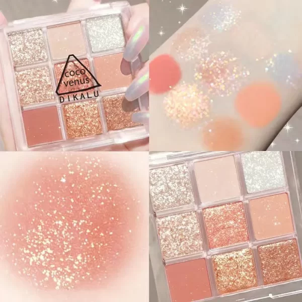 Glitter Eyeshadows Pallet Cheap Female Cosmetics Professional Eye Shadow New Beauty Long Lasting Korean Charming Eyes Make Up - Image 14