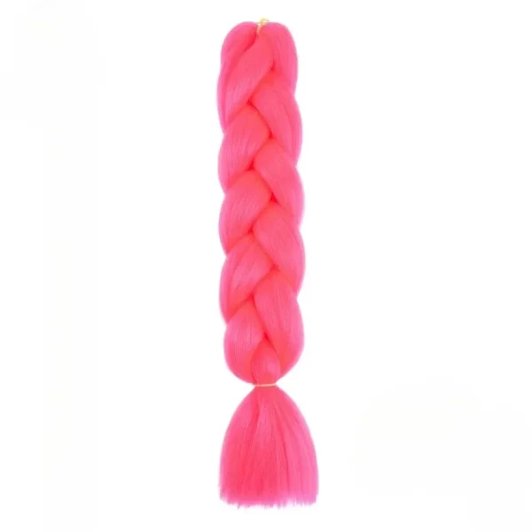 Jumbo Braiding Hair Rainbow Colors Extensions Fiber Mix Four Silky Colorful Twist Hair Extensions Women Colored Synthetic Braids - Image 14