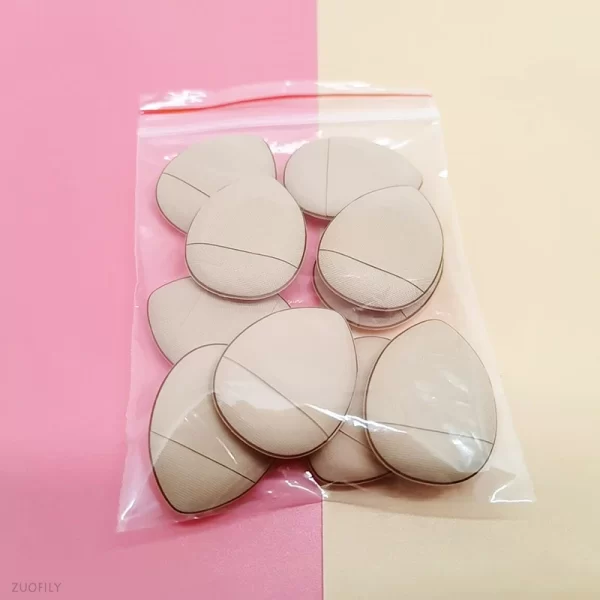 3/10pcs Mini Size Professional Cosmetic Cushion Puff  Concealer Foundation Detail Puff Finger Puff Set Makeup Sponge Beauty Tool - Image 6