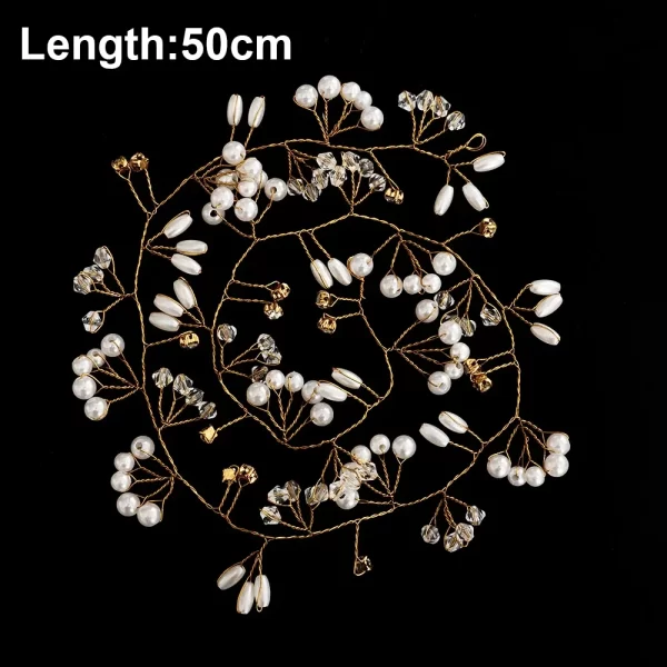 Silver Color Pearl Rhinestone Wedding Hair Combs Hair Accessories for Women Accessories Hair Ornaments Jewelry Bridal Headpiece - Image 15
