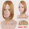 HUAYA Synthetic Hair Bangs Clips Front Side Long Bangs Fake Fringe Clip In Hair Extensions Accessories for Women - Image 34