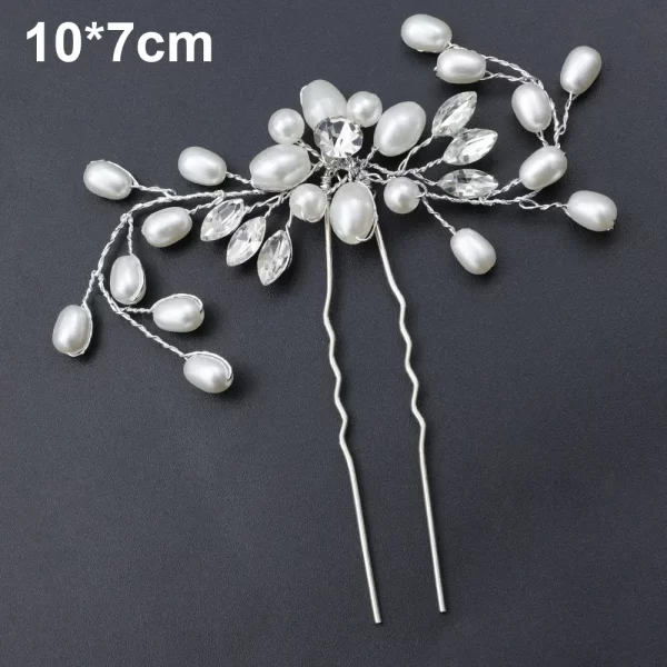 Silver Color Pearl Rhinestone Wedding Hair Combs Hair Accessories for Women Accessories Hair Ornaments Jewelry Bridal Headpiece - Image 14