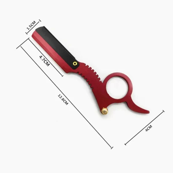 Foldable Barber Razor Haircut Beard Eyebrow Portable Shaving Tool Depilation Razor Hairdresser Trimming Blades Replaceable - Image 6