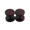 19 Pairs Stainless Steel Men Earrings Studs Ear Piercing Plugs Tunnel Screw Fake Gauges Earrings Flat Back Stud Earring Set - Image 14