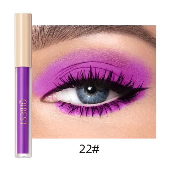 QIBEST High Quality Matte Liquid Eyeshadow Waterproof Long Lasting Eye Shadow Stick Contour Blush Shadow Cream Beauty MakeupTool - Image 9