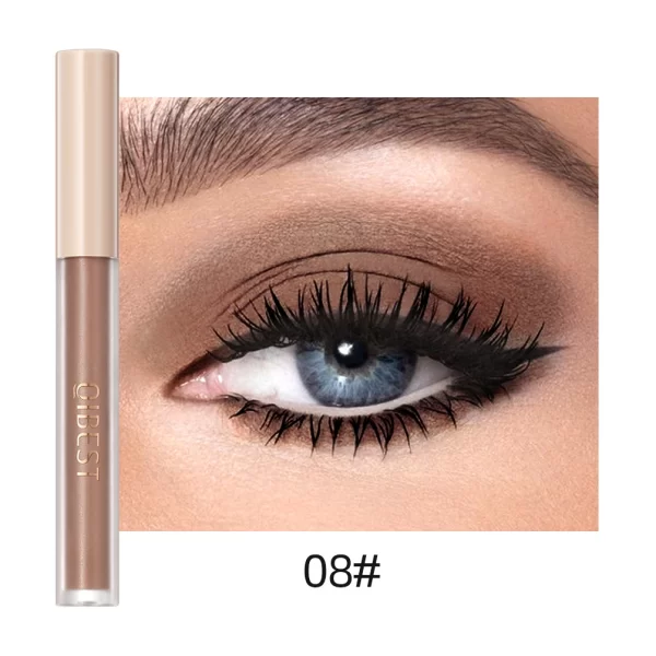 QIBEST High Quality Matte Liquid Eyeshadow Waterproof Long Lasting Eye Shadow Stick Contour Blush Shadow Cream Beauty MakeupTool - Image 21