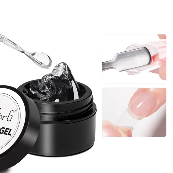 AWStorG 15G 4 In 1 Solid Nail Glue Gel Transparent UV LED Function Gel Nail Art Varnish For Manicure Extend - Image 2