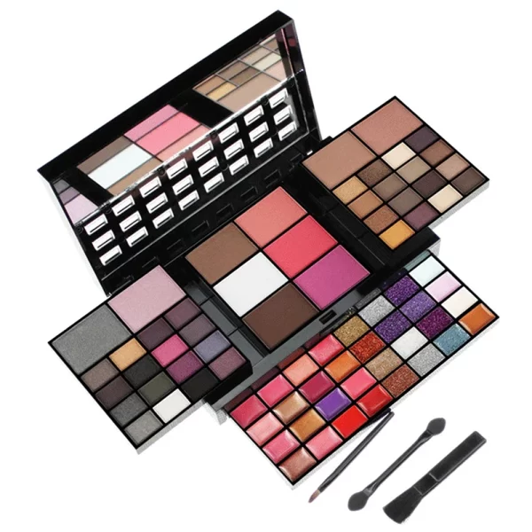 Miss Rose Professional Makeup 194 Color Matte Shimmer Palette Cosmetic Foundation Powder Blush Eyebrow Contouring Beauty Kit Box - Image 9
