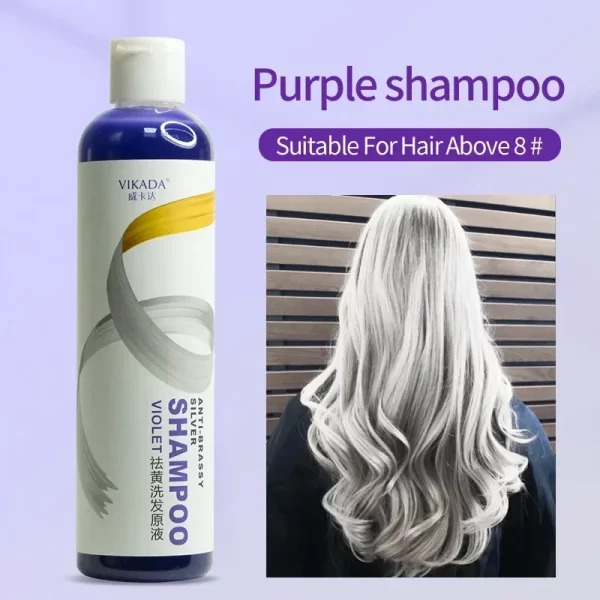 Purple Shampoo Linen Bleaching Hair Correction Yellow Removing Long Lasting Color Locking Protecting Shampoo Soap Bio Extratus - Image 2