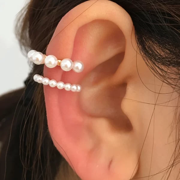 Cartilage Conch Fake Without Piercing Cuff Earring Earcuff Wrap Rock No Women Crystal Clip Ear Adjustable - Image 16