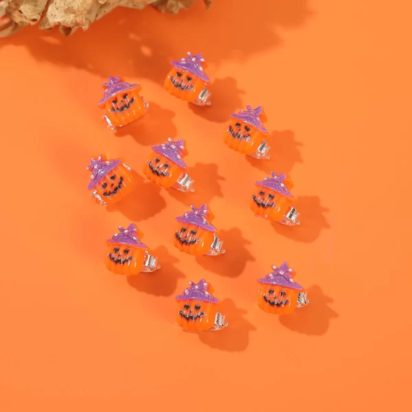 10Pcs Small Flower Hair Clips Butterfly Hair Button Hair Pins Wedding Wing Hair Clips Bridal Halloween Hairpin Hair Accessories - Image 13