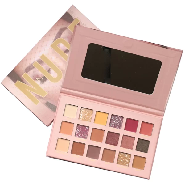 18 Colors Eye Shadow Pallete Matte Glitter Shimmer Metallic Luminous Satin Nude Natural Eyeshadow Palette Makeup for Gift Women - Image 2