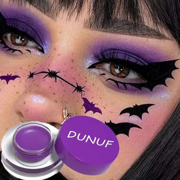 Waterproof and Durable Matte Eye Shadow Eyeliner Cream 12 Color Eyebrow Dye Cream Multi-function Facial Paint Cream Makeup - Image 3