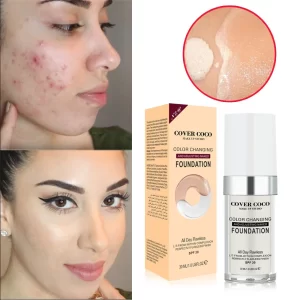 Cover Coco Long Lasting Concealer Liquid Foundation Skin Color Liquid Foundation Light and Transparent Moisturizing Cream