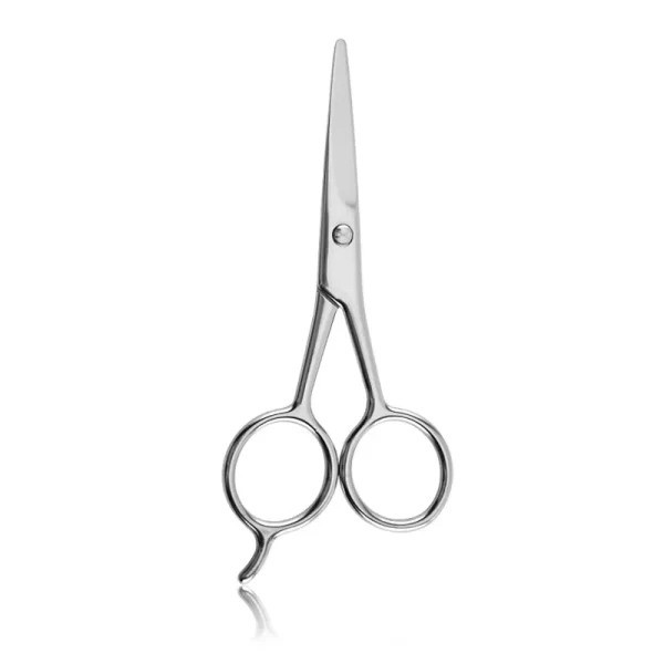 Big Ring Scissors Nose Hair Beard Beard Eyebrow Stainless Steel Beauty Scissor Silver Color Gift for Father - Image 3