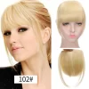 HUAYA Synthetic Hair Bangs Clips Front Side Long Bangs Fake Fringe Clip In Hair Extensions Accessories for Women - Image 37