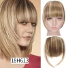 HUAYA Synthetic Hair Bangs Clips Front Side Long Bangs Fake Fringe Clip In Hair Extensions Accessories for Women - Image 18