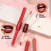 2 IN 1 Double Head Lip Gloss Matte Velvet Red Lip Tint Liquid Lipstick Mirror Gloss Lip Glaze Waterproof Lips Makeup Cosmetics - Image 4