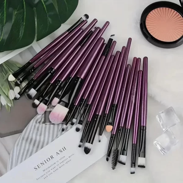 20Pcs Makeup Brush Set Eyeliner Brush Blending Brush Makeup Brushes for Cheeks Eye Cosmetic Foundation Brush Make Up Brushes Set - Image 7