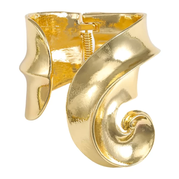Best Lady Retro Stylish and Simple Alloy Open Bracelet Conch Shape Women's Hand Accessory for Seaside Wear Can Be DIY Matched - Image 15