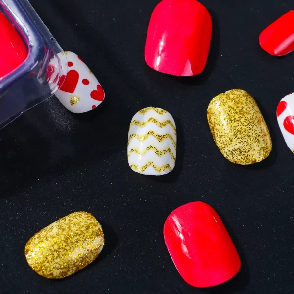 120Pcs Candy Child Nail Tips Kids False Nail Girls Cartoon Press on Nails Colorful Festival Full Cover Nails Cute Manicure Tools - Image 5