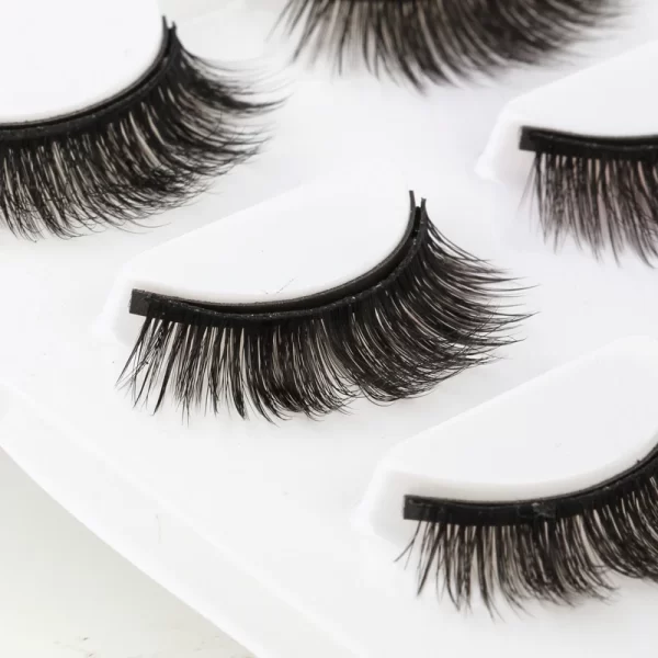 Magnetic Eyelashes 3D Mink Eyelashes Magnetic Eyeliner Magnetic 3D Lash Short False Lashes Lasting Handmade Eyelash Makeup Tools - Image 3