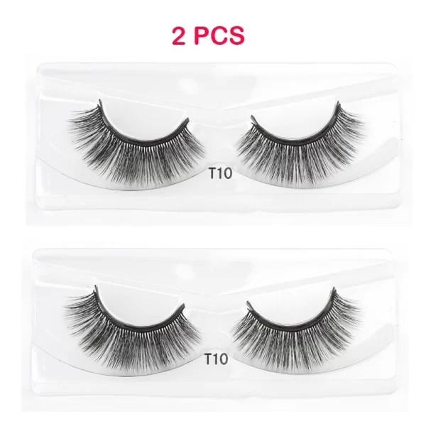 Magnetic Eyelashes 3D Mink Eyelashes Magnetic Eyeliner Magnetic 3D Lash Short False Lashes Lasting Handmade Eyelash Makeup Tools - Image 10