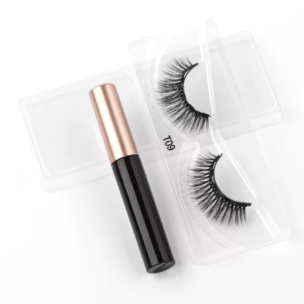 Magnetic Eyelashes 3D Mink Eyelashes Magnetic Eyeliner Magnetic 3D Lash Short False Lashes Lasting Handmade Eyelash Makeup Tools - Image 8