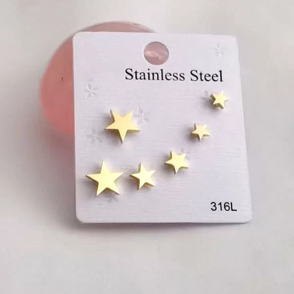 Stainless Steel Earrings Small Cute Butterfly Star Moon Heart Stud Earrings Set Punk Piercing Earing Women's Minimalist Jewelry - Image 18