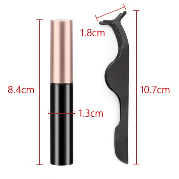 Magnetic Eyelashes 3D Mink Eyelashes Magnetic Eyeliner Magnetic 3D Lash Short False Lashes Lasting Handmade Eyelash Makeup Tools - Image 6