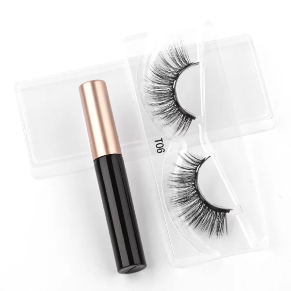 Magnetic Eyelashes 3D Mink Eyelashes Magnetic Eyeliner Magnetic 3D Lash Short False Lashes Lasting Handmade Eyelash Makeup Tools - Image 13