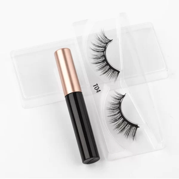 Magnetic Eyelashes 3D Mink Eyelashes Magnetic Eyeliner Magnetic 3D Lash Short False Lashes Lasting Handmade Eyelash Makeup Tools - Image 11