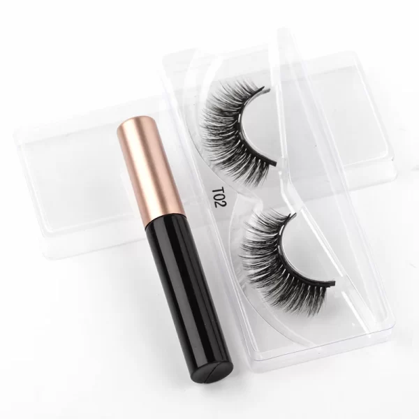 Magnetic Eyelashes 3D Mink Eyelashes Magnetic Eyeliner Magnetic 3D Lash Short False Lashes Lasting Handmade Eyelash Makeup Tools - Image 17