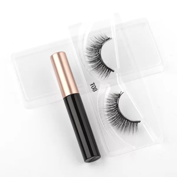 Magnetic Eyelashes 3D Mink Eyelashes Magnetic Eyeliner Magnetic 3D Lash Short False Lashes Lasting Handmade Eyelash Makeup Tools - Image 7