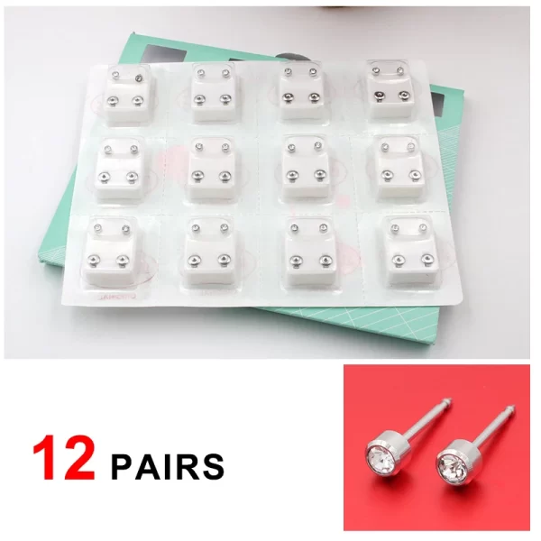 Professional Ear Piercing Gun Tools with Ear Stud Earring Sterile Nose Navel Helix Piercing Tool Set Body Jewelry Machine Kit - Image 12