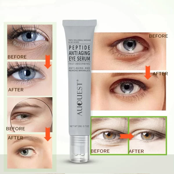 Anti Aging Serum Cream Anti-Wrinkle Collagen Remove Dark Circles Eye Cream Against Puffiness Eye Care tool - Image 3