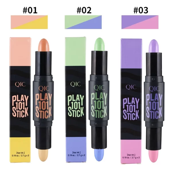 Lady Facial Highlight Foundation Base Contour Stick Beauty Make Up Face Powder Cream Shimmer Concealer Camouflage Pen Makeup - Image 3