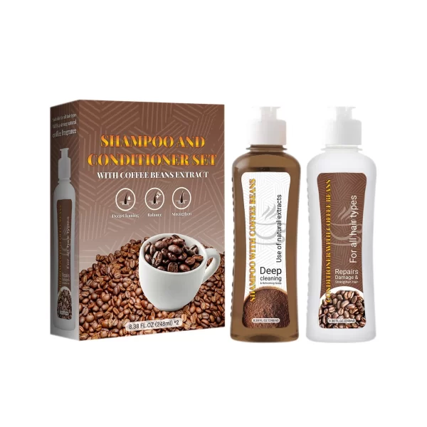 Shampoo Set Gentle Natural Promotes Hair Growth Nourishes Scalp Moisturizing Oil Control Shampoo Moisturizing Conditioner Set - Image 2