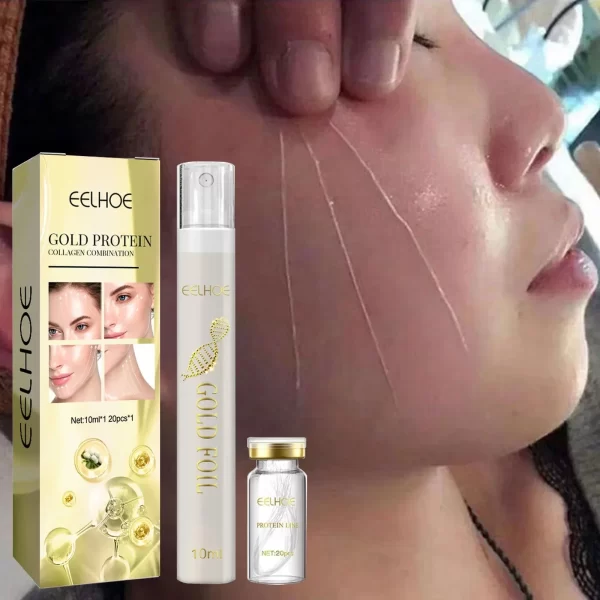Collagen Protein Thread Instant Wrinkle Remover Serum Set Lifting Firming Soluble Absorbable Face Filler Anti-aging Skin Care - Image 3