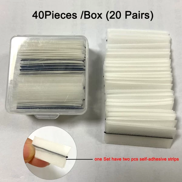 Self Adhesive Eyelashes Glue-Free Reusable 3d Wispy Thick Natural Lashes Makeup Fake Eyelashes - Image 12