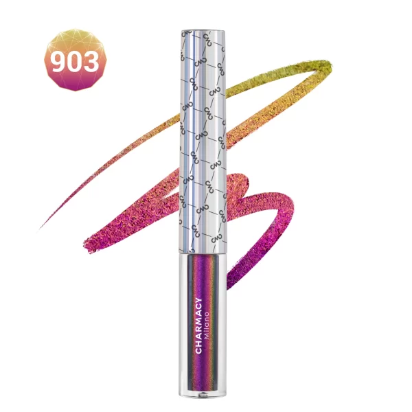 CHARMACY Chameleon Waterproof Liquid Eyeliner Glitter Long-lasting High Pigment Smudge-proof Eye Liner Makeup Cosmetic for Women - Image 8