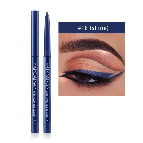 Sexy Purple Waterproof Matte Eye Cosmetics EyeLiner Pencil Long Lasting Women Fashion Pink Black Eye Charming Eye Liner Pencil - Image 25