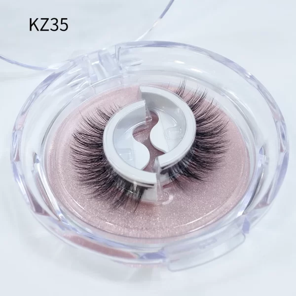 Self Adhesive Eyelashes Glue-Free Reusable 3d Wispy Thick Natural Lashes Makeup Fake Eyelashes - Image 17