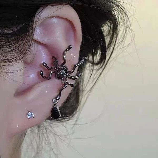 Gothic Punk Dark Style Women's Spider Designer Women's Ear Cuff Fashion Club Party Ear Cuff For Women Fashion Jewelry 2024 New - Image 23