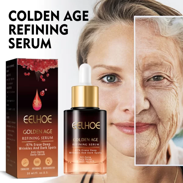 Instant Remove Wrinkle Serum Firming Lifting Anti-Aging Fade Fine Lines Improve Puffiness Moisturizing Brighten Face Skin Care - Image 4