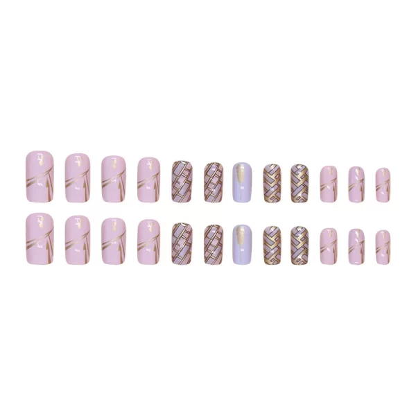 24pcs New Ballerina Fake Nails French Detachable With design False Nails Full Cover Press on Nails DIY Nail Tips - Image 6