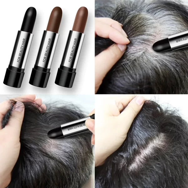 Black Brown Hair Dye Pen One-time Temporary Hair Dyeing Stick Cover Grey White Hair Fill in Hairs Coloring Styling Makeup Tools - Image 4